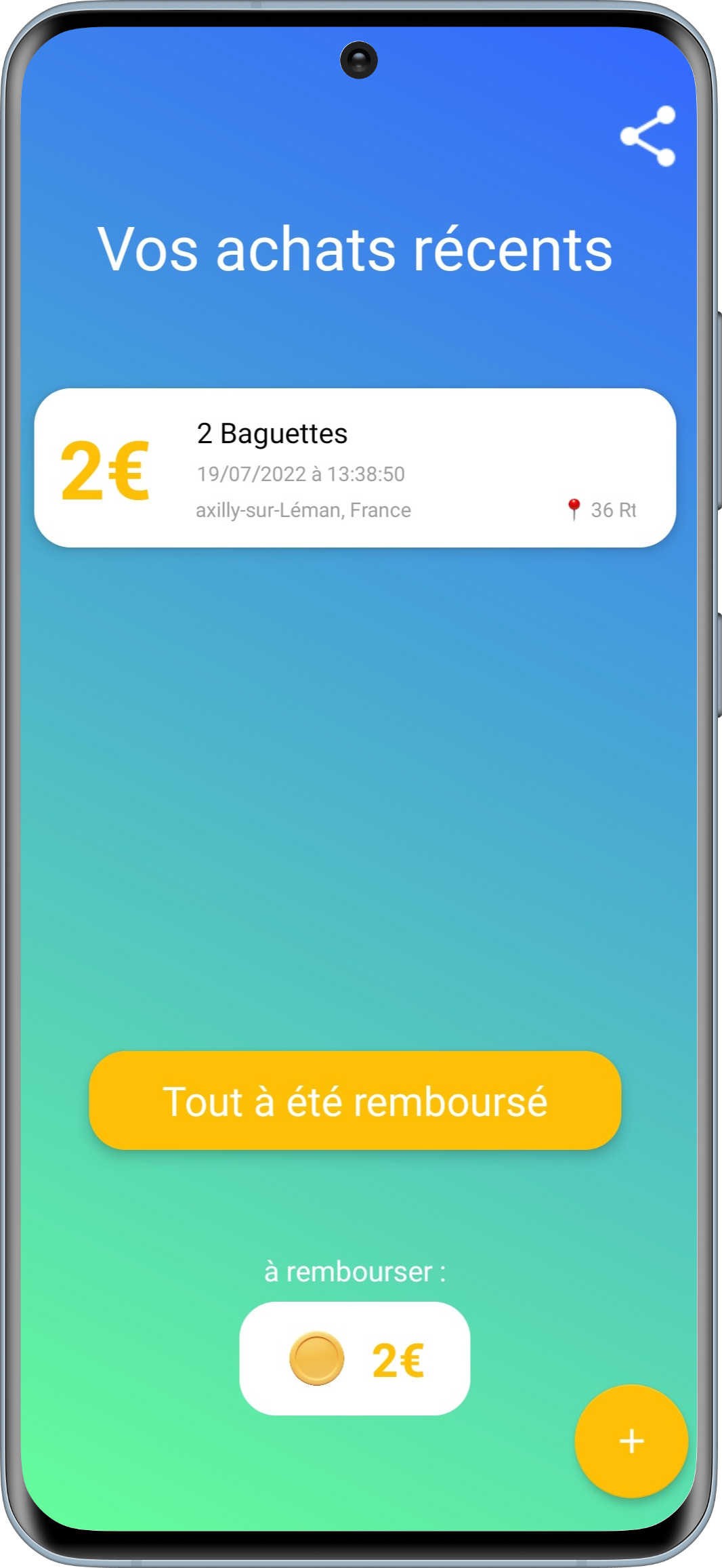 Capture d'écran RefundMe