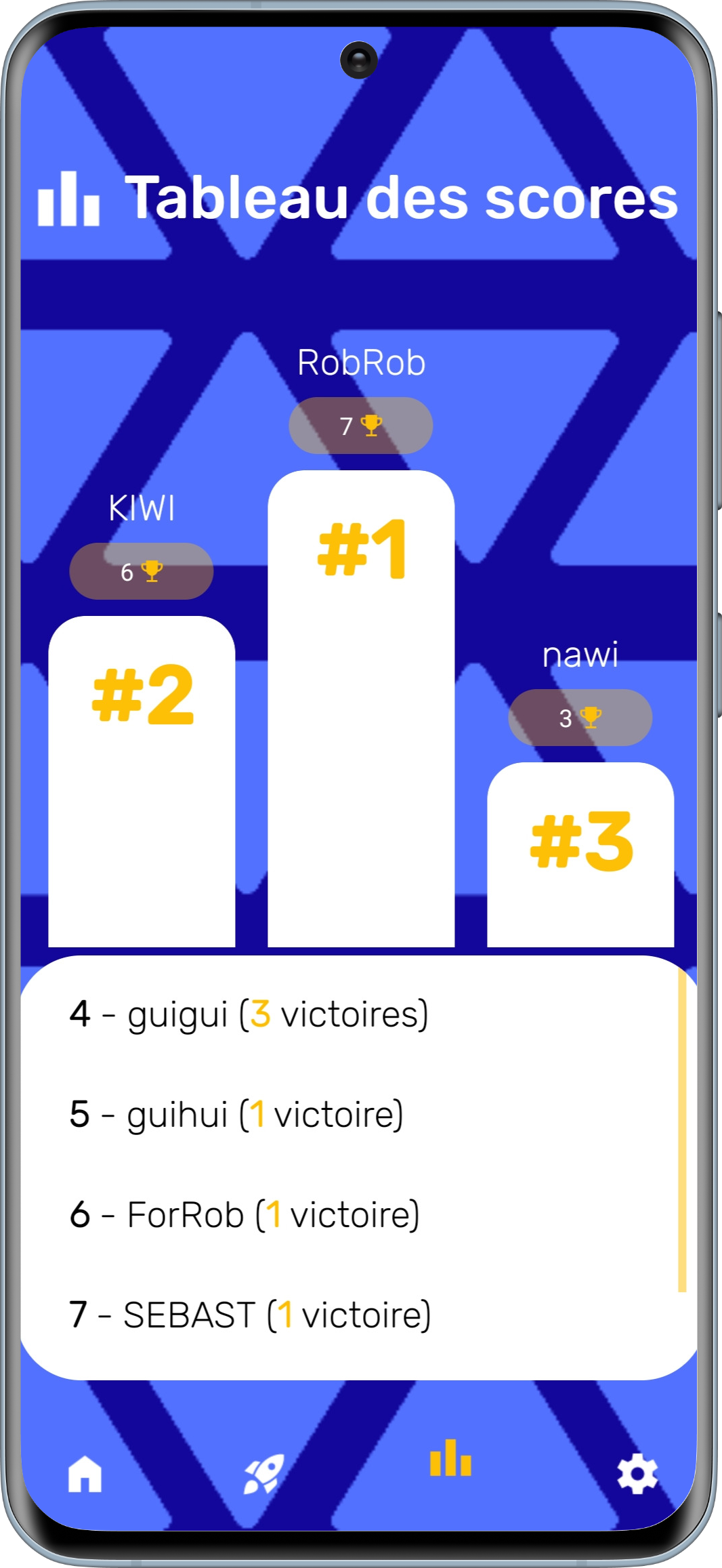 Capture d'écran Tres